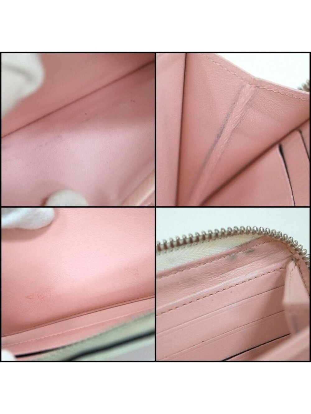 Louis Vuitton Wallet Mahina White Pink Gradient X - Picture 6 of 7